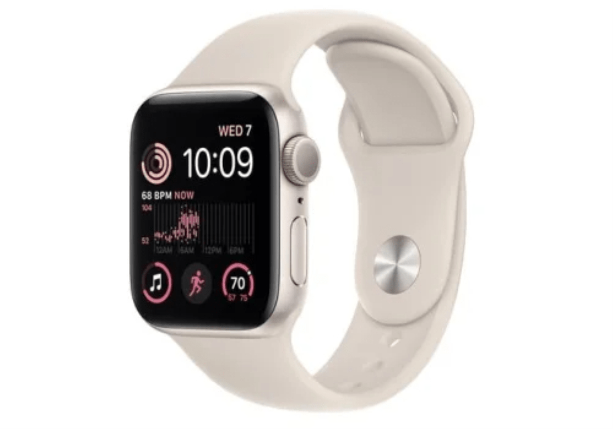 Apple Watch SE 2. Gen 40mm aluminium Sport (Starlight)