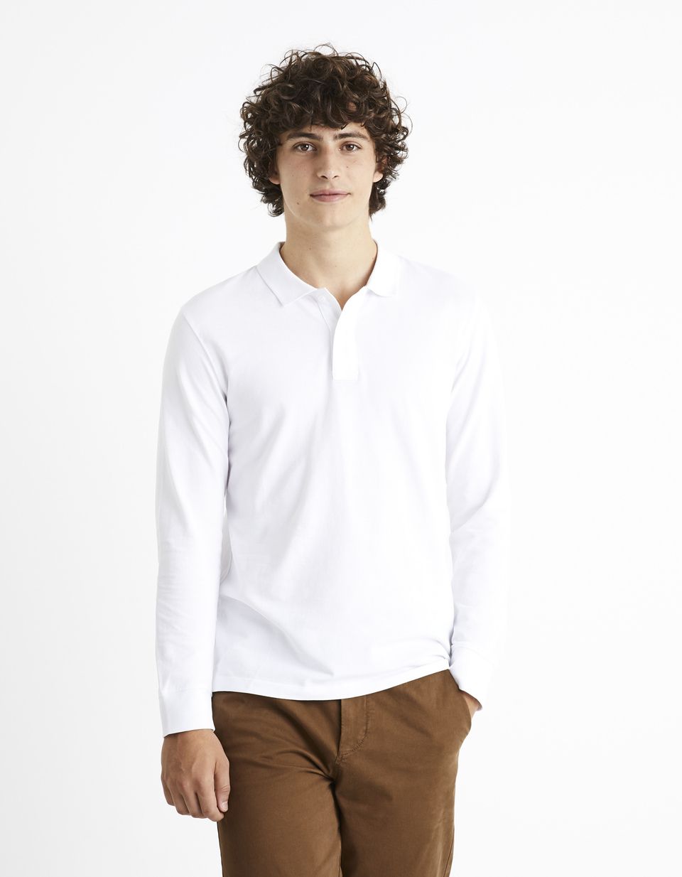 Polo straight piqué 100% coton