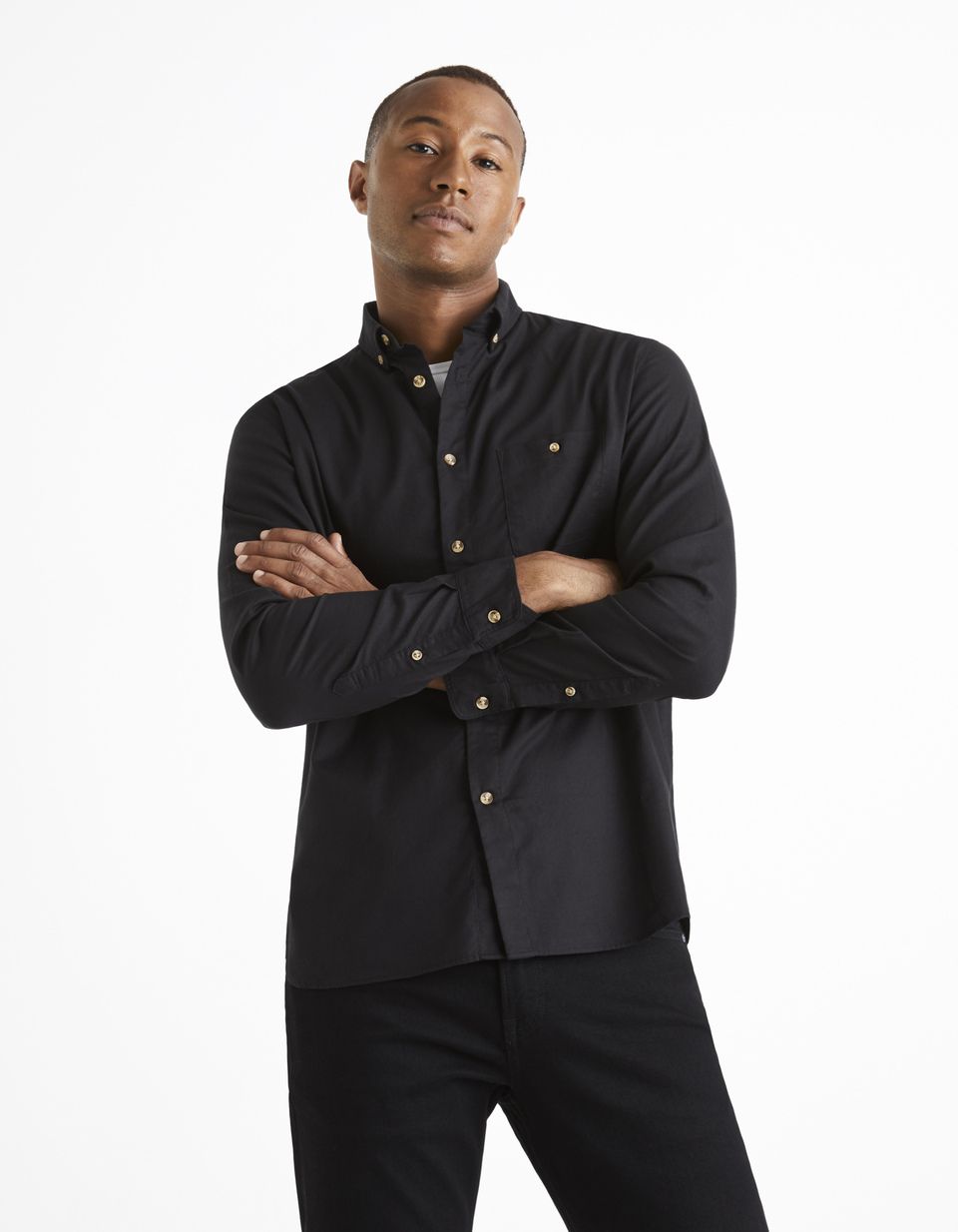 Chemise regular 100% coton