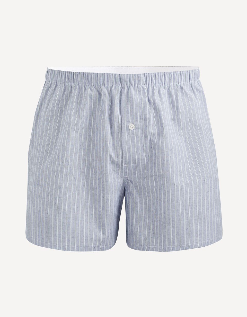 Caleçon popeline 100% coton rayé