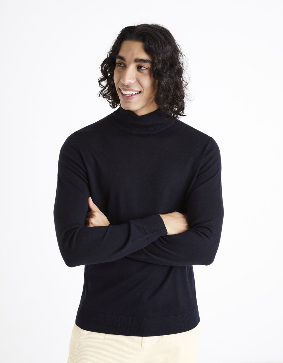 Pull col roulé 100% laine mérinos