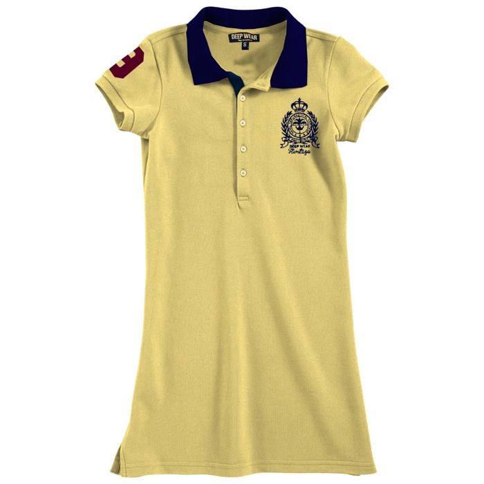 ROBE POLO SOLID BASIC YELLOW