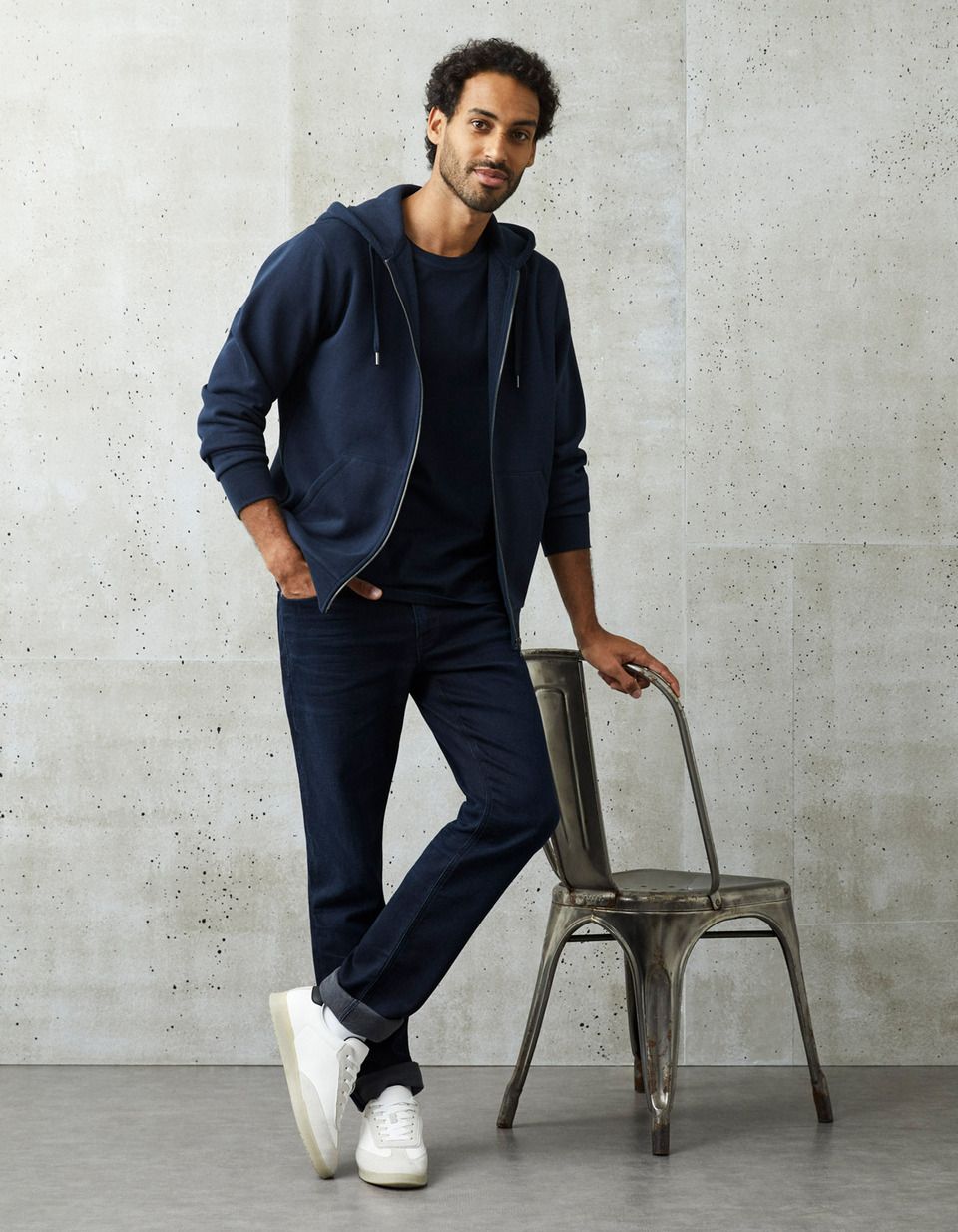Jean droit - CELIO - C15 - 3 longueurs - Coton mélangé stretch - 5 poches