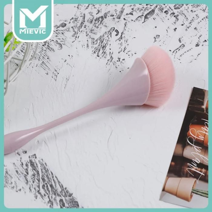 Brosse de poudre blanche brillante petite taille