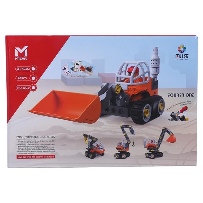 Assemble Construction Vehicle Blocks