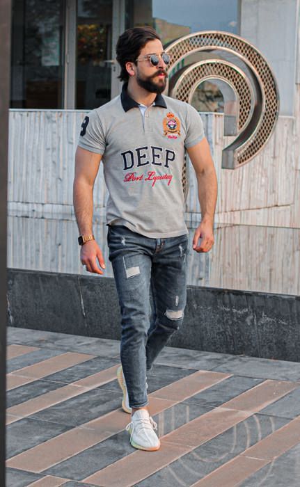 POLO DEEP PORT LYAUTEY GREY