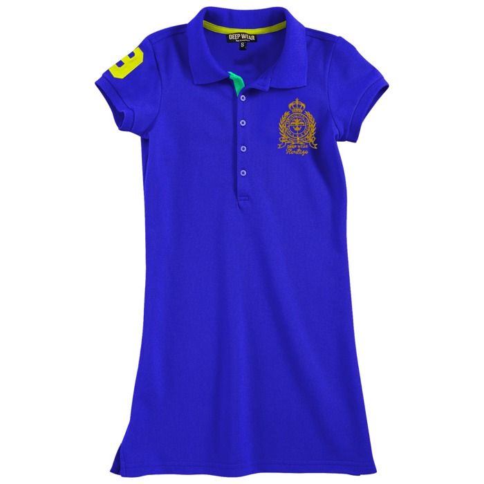 ROBE POLO SOLID BASIC ROYALE BLUE