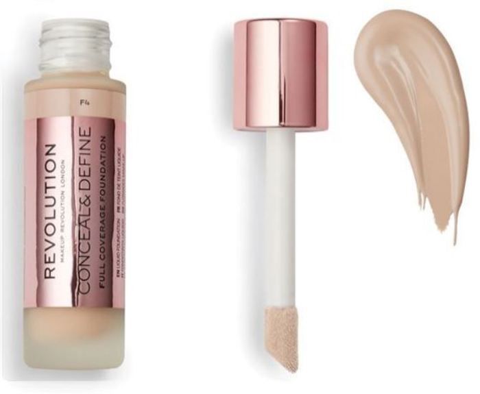 Revolution Conceal & Define Fond de teint F4