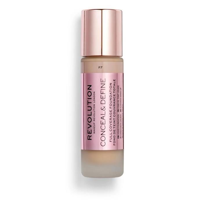 Fond de teint - REVOLUTION BEAUTY - Conceal & Define F7 - Couvrance légère - Fini semi-mat - 50 nuances
