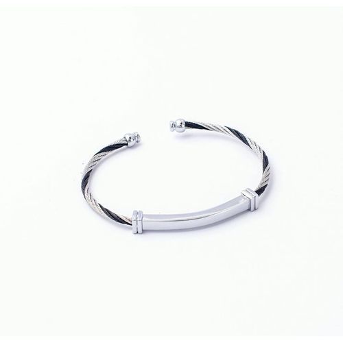 Bracelet JH 100% en Acier Argenté + Boite Cadeau