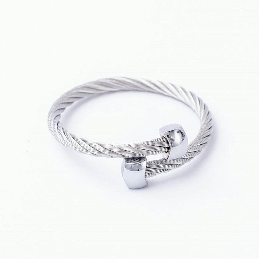 Bracelet Vesale en Acier Inoxydable - Argenté + Boite Cadeau