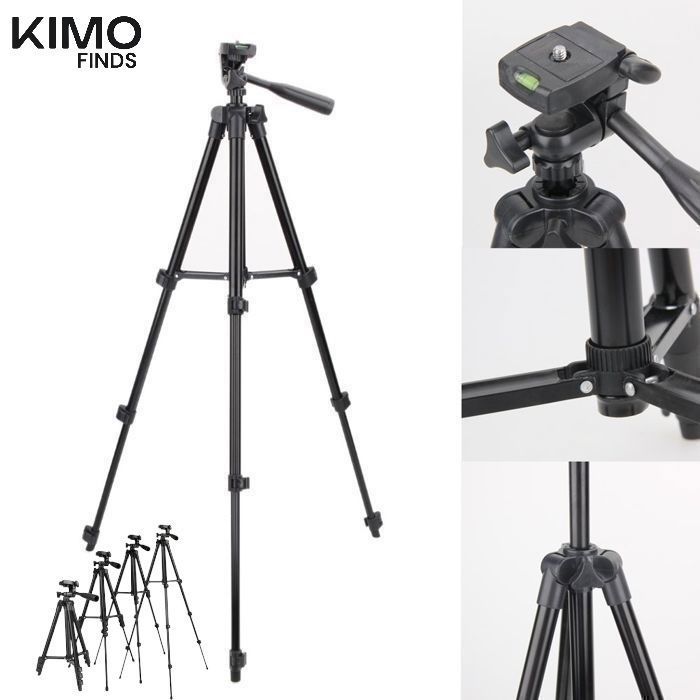 Support Tripod 3120 pour camera et telephone en aluminium