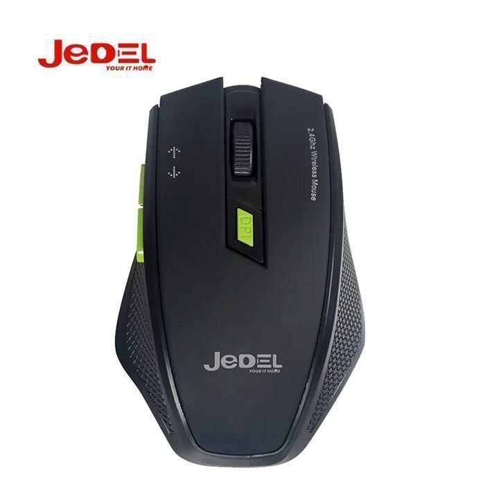 Souris Jedel Optique GAMING W400 6D sans fil Bluetooth 2,4 GHz pour bureau à domicile avec USB Nano haute résolution