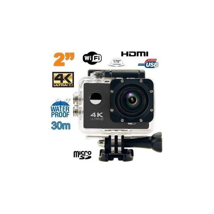 4K Sport Ultra HD Caméra d'action 4K WiFi Ultra HD