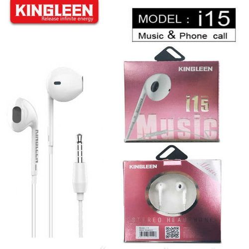 écouteur casque i15 de la haute Qualite Stereo + Micro + Jack 3,5 mm avec Emballage