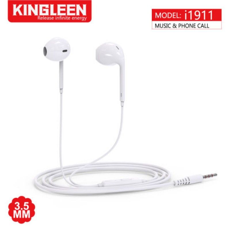 ÉCOUTEURS FILAIRE KINGLEEN I1911- BLANC