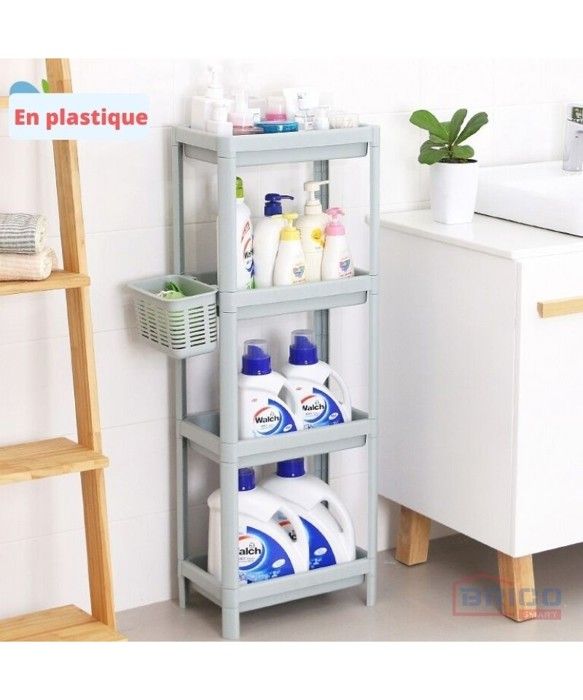 Etagère multifonction ( 3 étages - Gris)