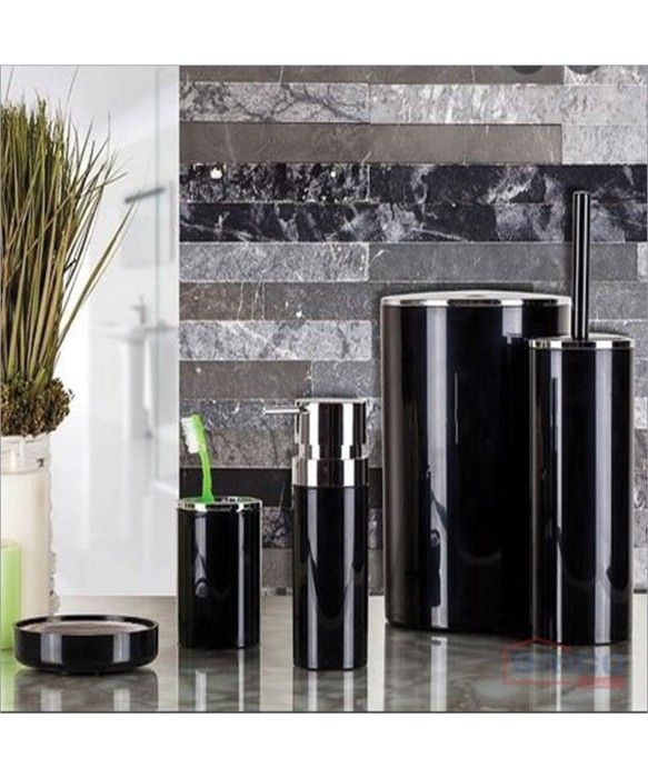 Ensemble salle de bain lenox (5 pièces   - Noir)