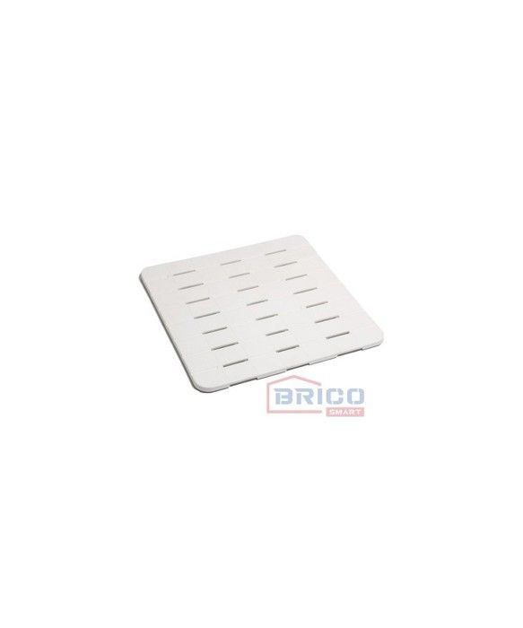 TAPIS RECEVEUR DE DOUCHE ANTI-DERAPANT BLANC