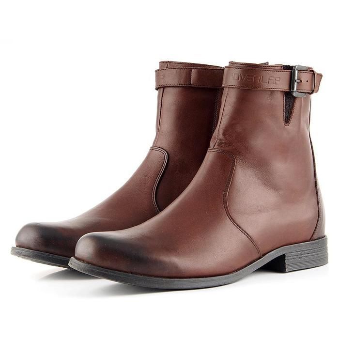 CHAUSSURES OVERLAP LEGACY MARRON