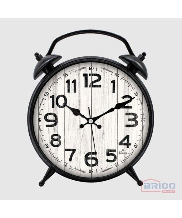Horloge à poser noire ( 25X31 CM)