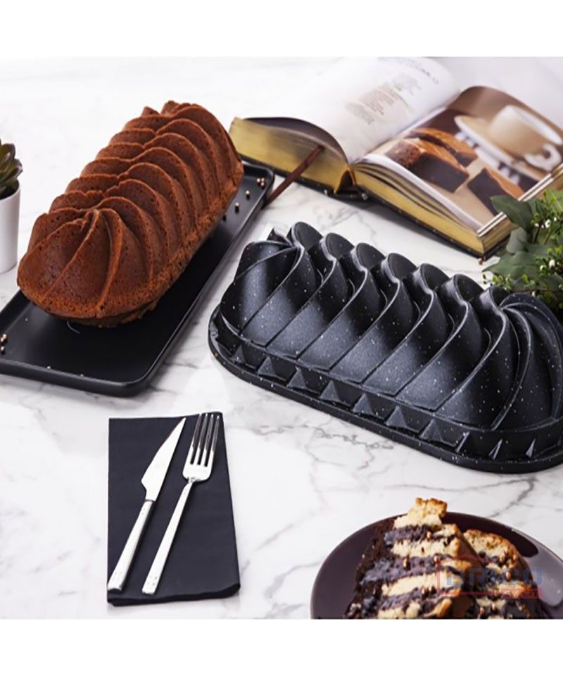 Moule à cake en Granit (spirales)