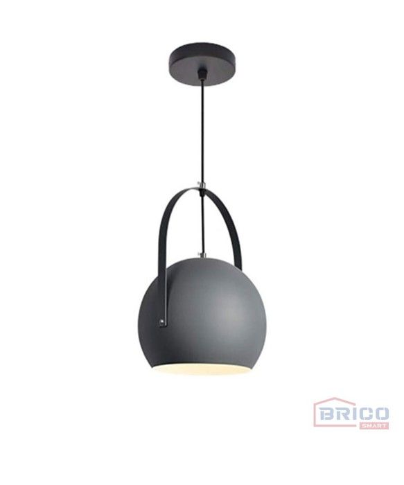 Suspension Karla (200X200 mm - E27 - Grise)
