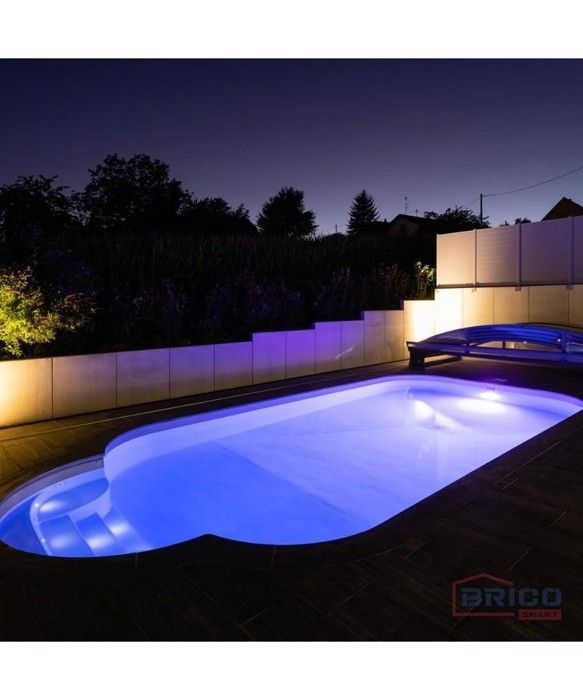 PROJECTEUR PISCINE LED PEKIN 5W ROND 12V  RGB IP68