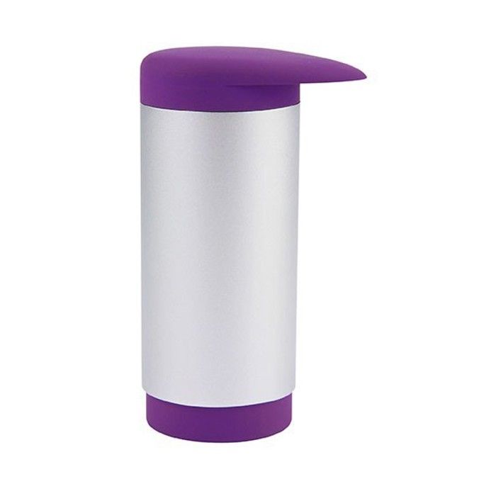 DISTRIBUTEUR SAVON MIAMI INOX DBLE PAROI BAS MAUVE R861297
