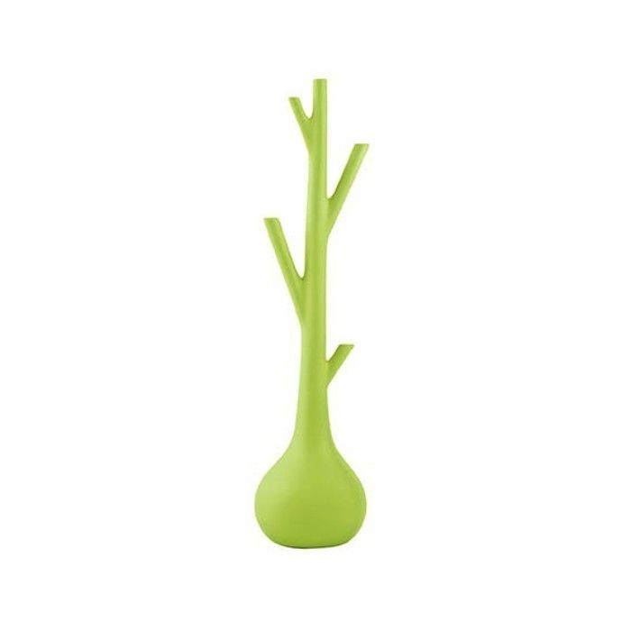 PORTE BIJOUX ARBRE SOFT TOUCH VERT CITRON D7.5 CM H 30.5 CM REF 321012