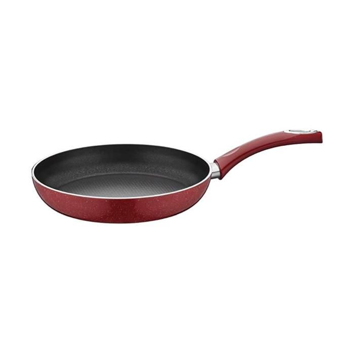 POELE GRANITE 24 CM ROUGE