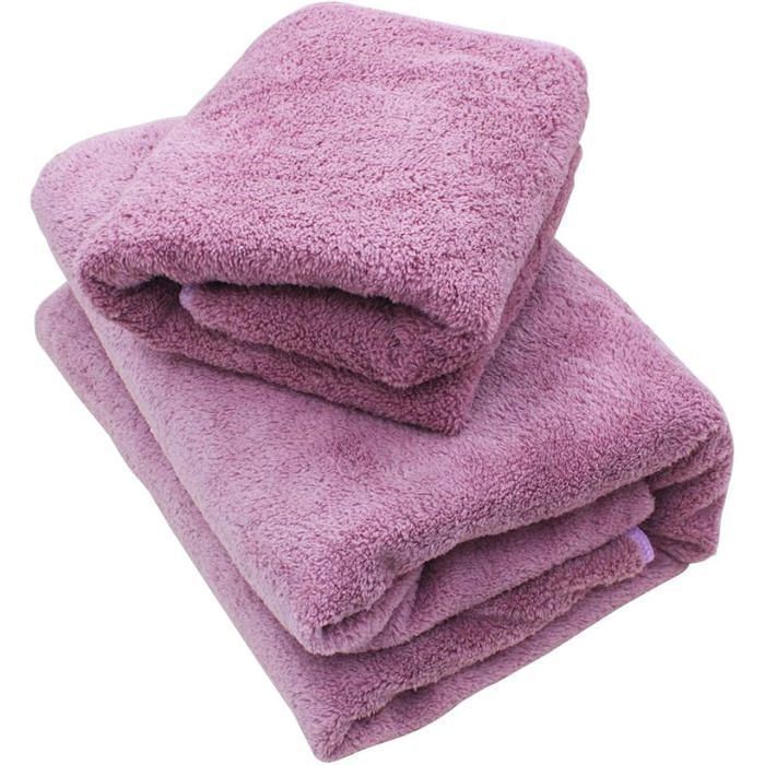 Serviette pour la douche - 1 Pièce - Violet