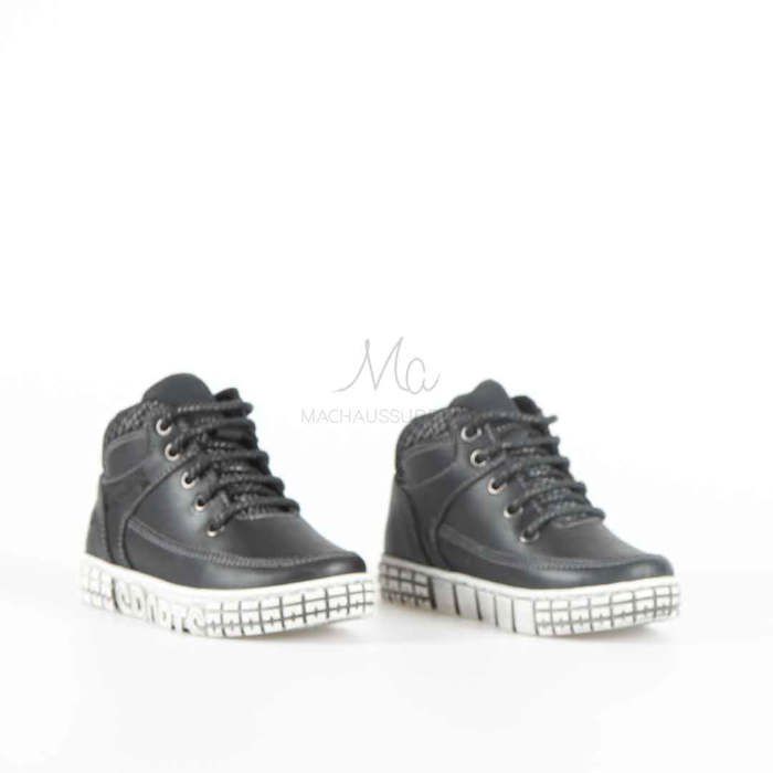 OKLAHOMA - Baskets Enfant en Noir