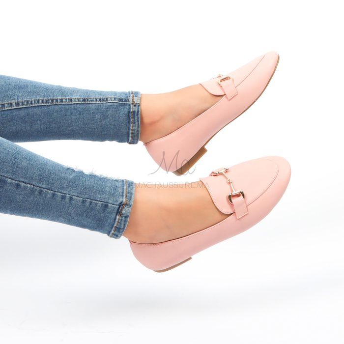 GILLIAN - Mocassins en Rose