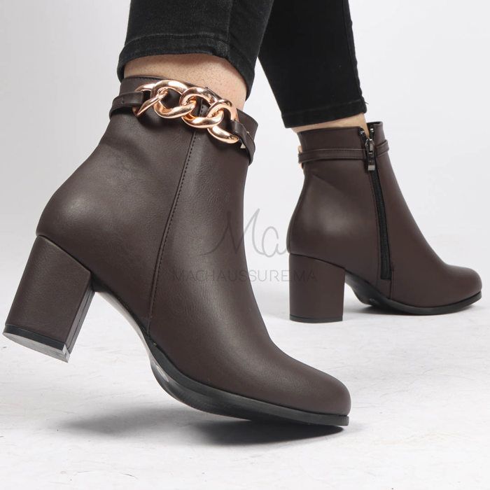 LYA - Bottines Femmes - Tabac