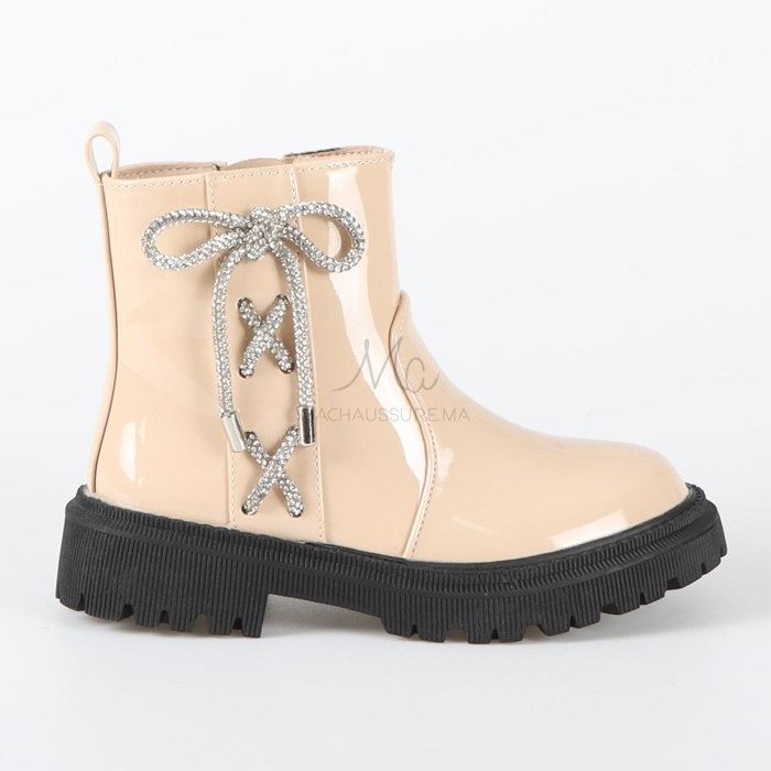 Lydia - Bottines Enfant en Beige