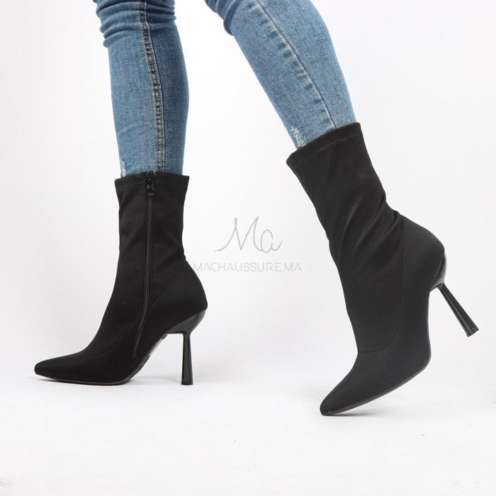 VANDA - Bottines à talon en Noir