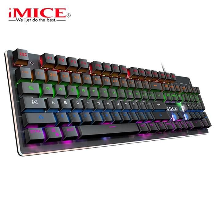 CLAVIER GAMING MÉCANIQUE BLUE SWITCH, 87 TOUCHES, RÉTROÉCLAIRÉ RVB