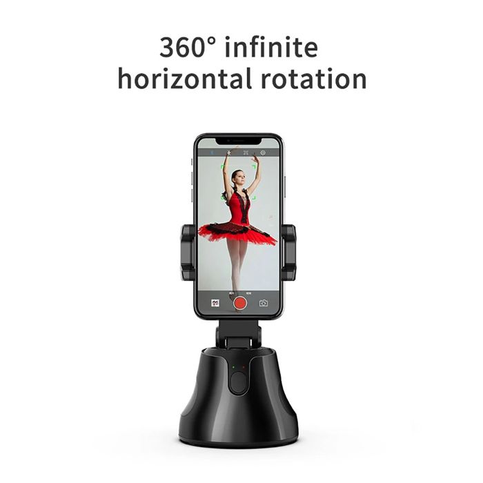 bâton de Selfie Auto-intelligent support de suivi d'objet à 360 ° Rotation tout-en-un caméra de suivi du visage support de téléphone