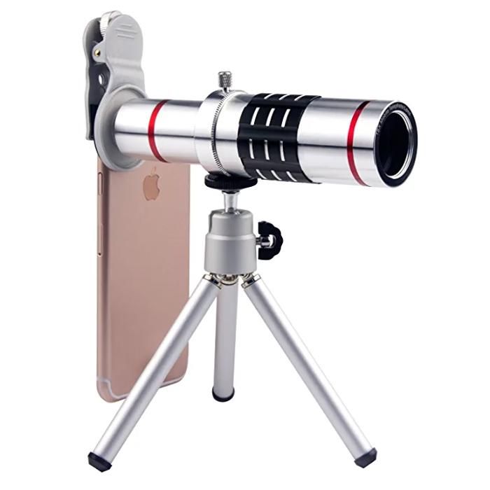 Enem Télescope de téléphone avec Zoom 18X, objectif de caméra pour iPhone Android trépied