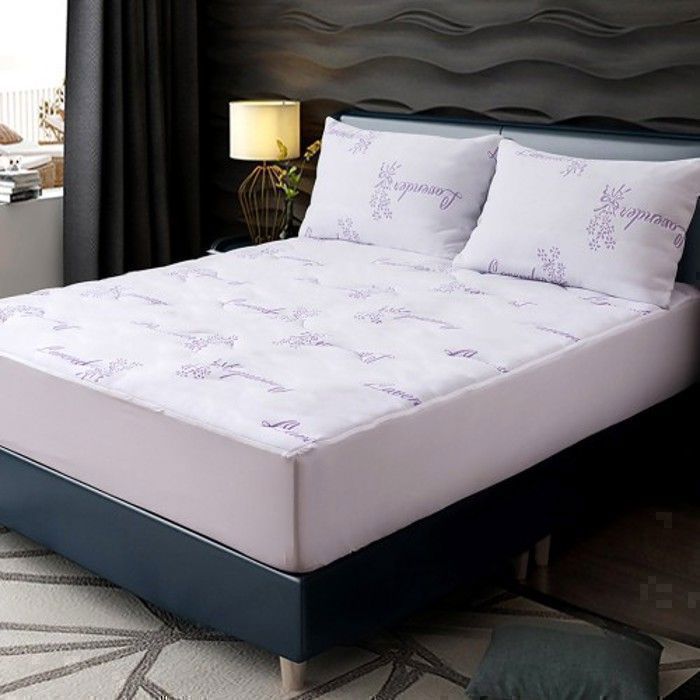 Protège Matelas - Luxe - Lavande - 140 x 190 cm - Imperméable - Anti-acarien
