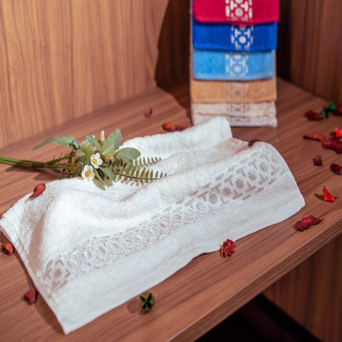 SERVIETTE TOILETTE ARABESQUE 500GSM BLANC