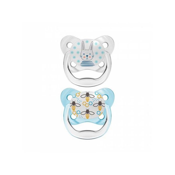 PreVent Printed Shield Sucette Pack de 2 0-6mois