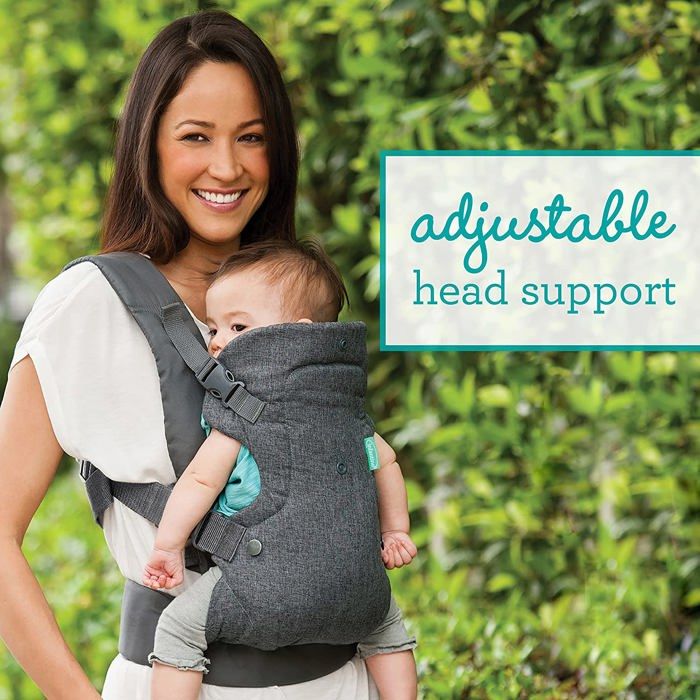 Infantino Flip Advanced 4-In-1 Convertible Carrier, Light Grey