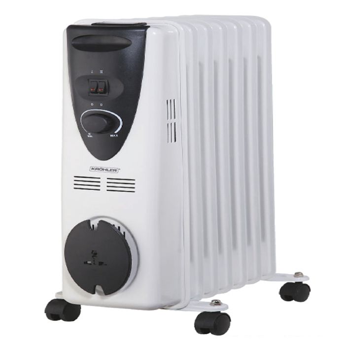 Chauffage à Bain d'Huile KRÖHLER KJQ-15-9 9 élements