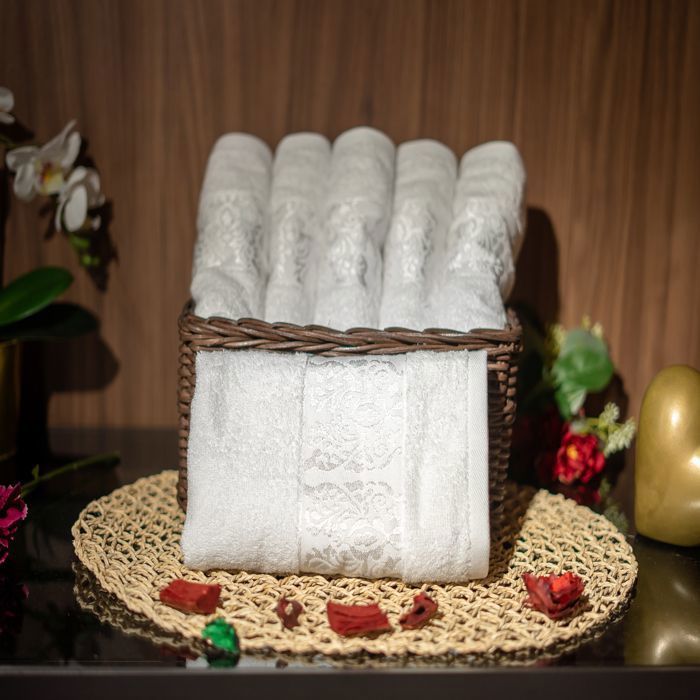 PACK SERVIETTE TOILETTE FLORA 450G BLANC