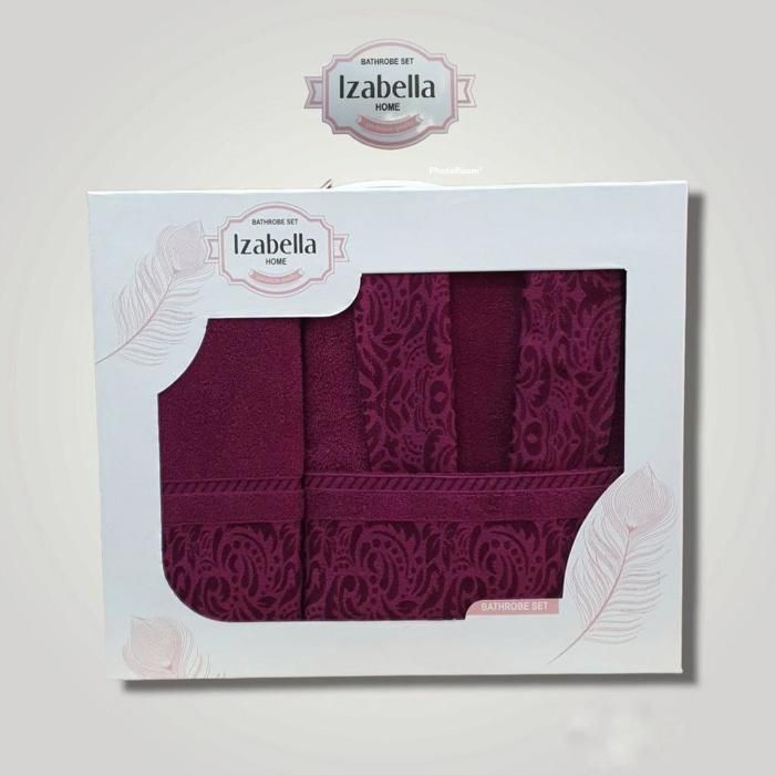 PAACK PEIGNOIR 3 PCS IZABELLA MAUVE