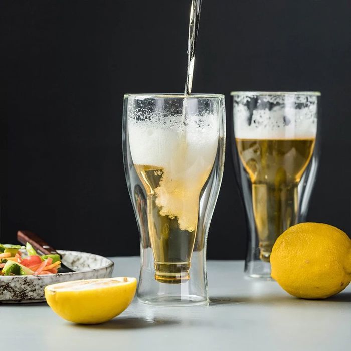 VERRE A JUS DOUBLE PAROI 350 ML