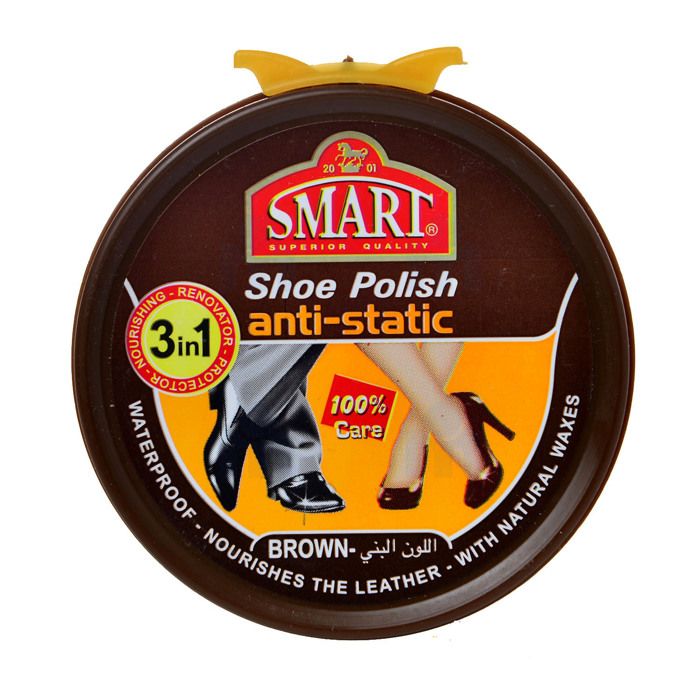Boîte de cirage marron 50ml - SMART