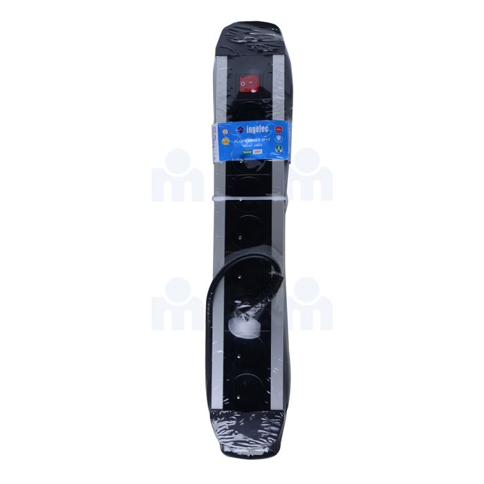 Bloc multiprises aluminium 8 prises 2P+T 3680W 230V - INGELEC